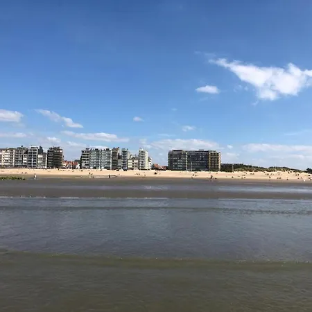 Near Belgian Coast With Sea View, Cleaning Included Apartmán Koksijde